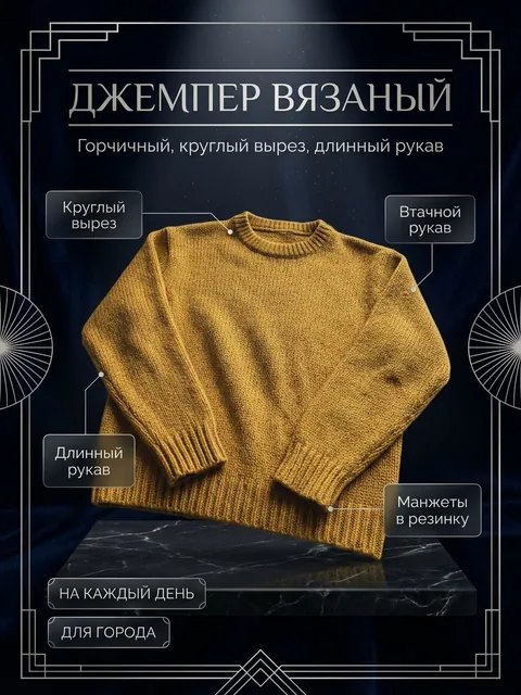 Тёмный люкс: свитер
