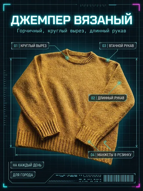 Технологичный: свитер